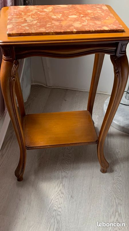 Table d’appoint plateau marbre (image 4)
