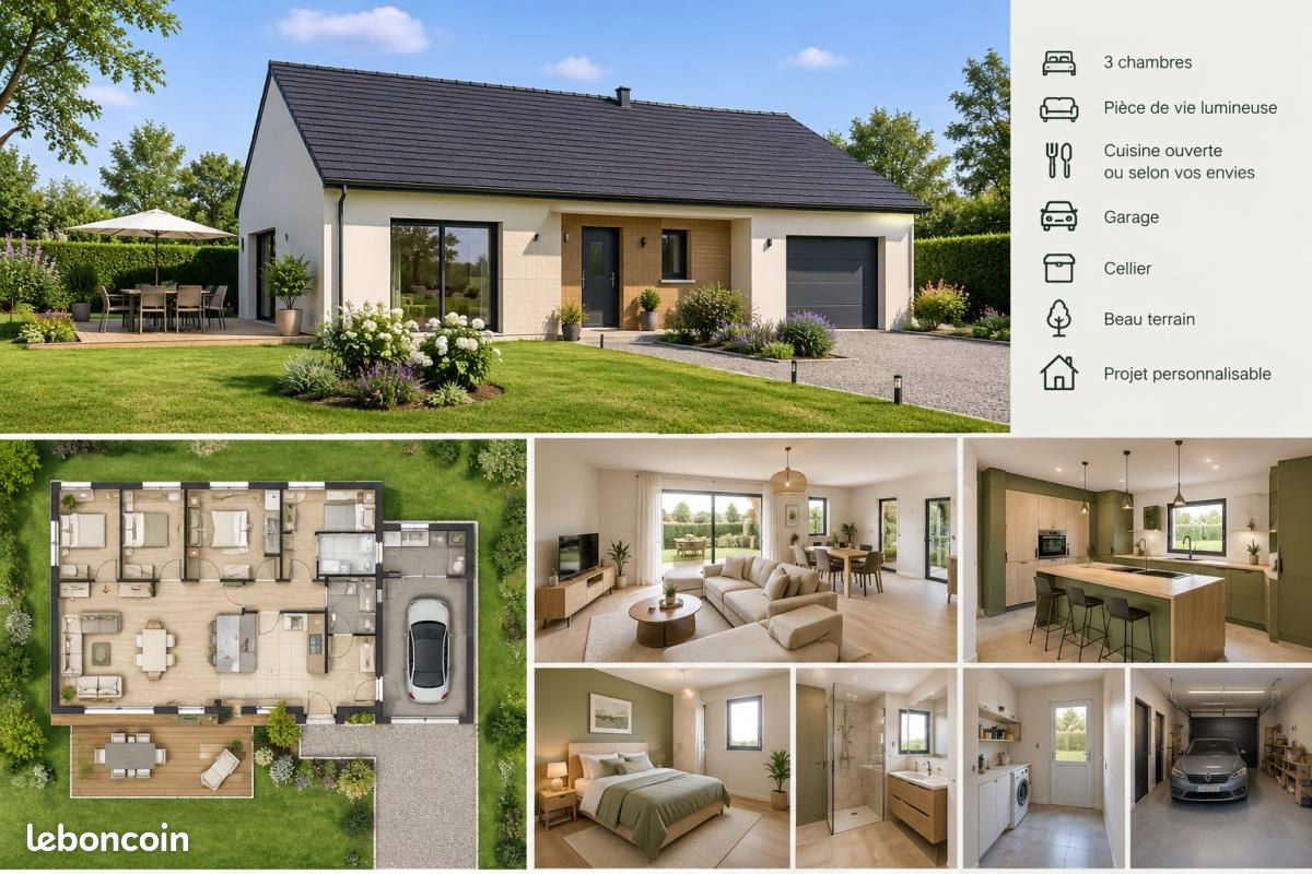 Maison 4 pièces 90 m² · à Quincampoix · 90 m² · 300 000 €