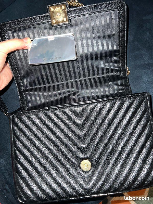 Sac Fourre-tout Victoria's Secret Cyber Monday 2015 - Noir, Lin, NEUF Avec étiquettes