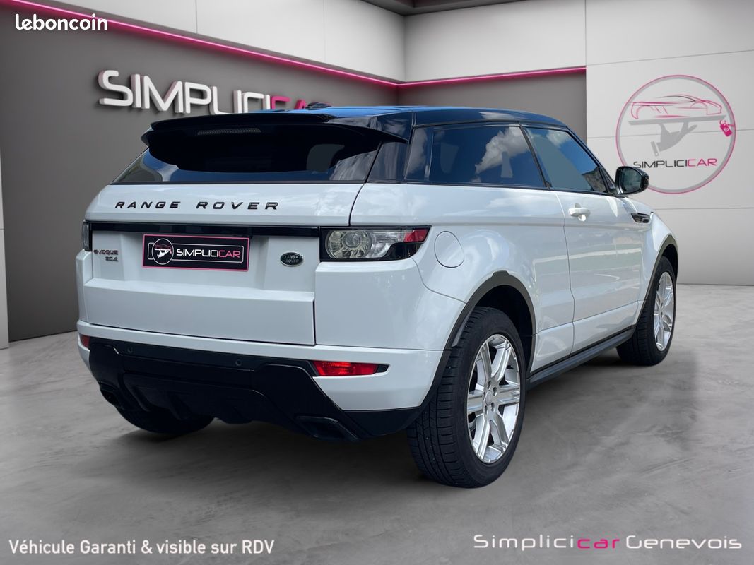 LAND ROVER EVOQUE Coupé SD4 190ch Dynamic GPS JA 20" noires Régulateur Meridian Cuir (image 3)