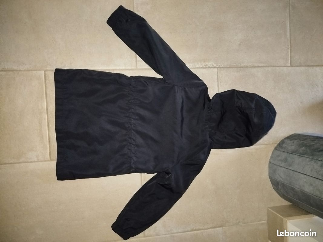 Parka noir fille 6ans (image 2)
