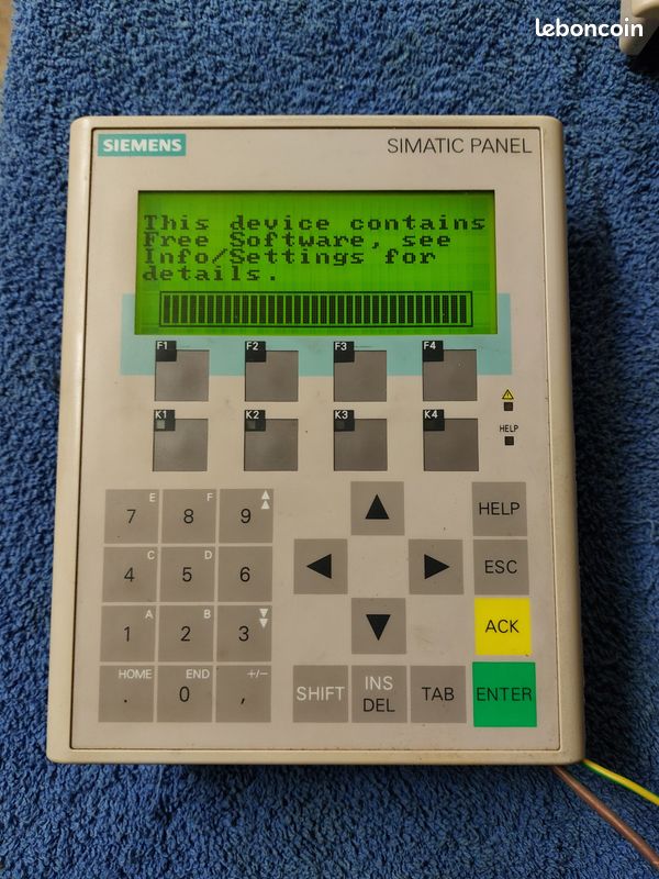 SIMATIC PUPITRE OPERATEUR 6av6 641 oba11 oax1 (image 2)
