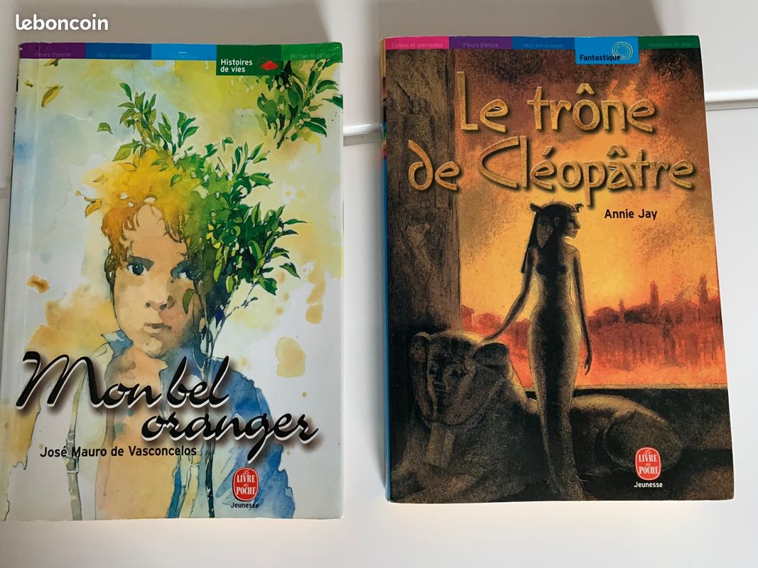 Livre 📖 Mon bel oranger (étudié en classe) Le trône de Cléopâtre (image 1)