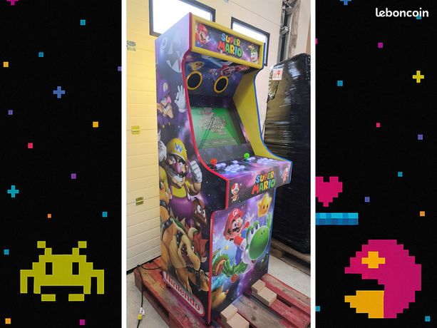 Stickers Mario Galaxy – Décalcomanies Pour Borne D'arcade – Universels