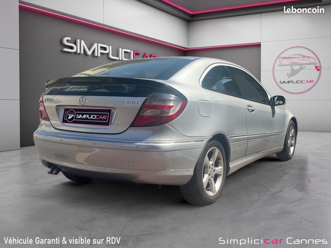 MERCEDES CLASSE C 220 COUPE SPORT 150Ch Garantie 12 mois (image 8)