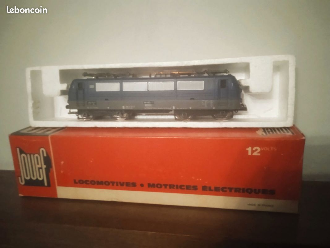 Locomotive HO Jouef BB DB Série 184003 - Bleue - Réf 8585 - Vintage 1973
