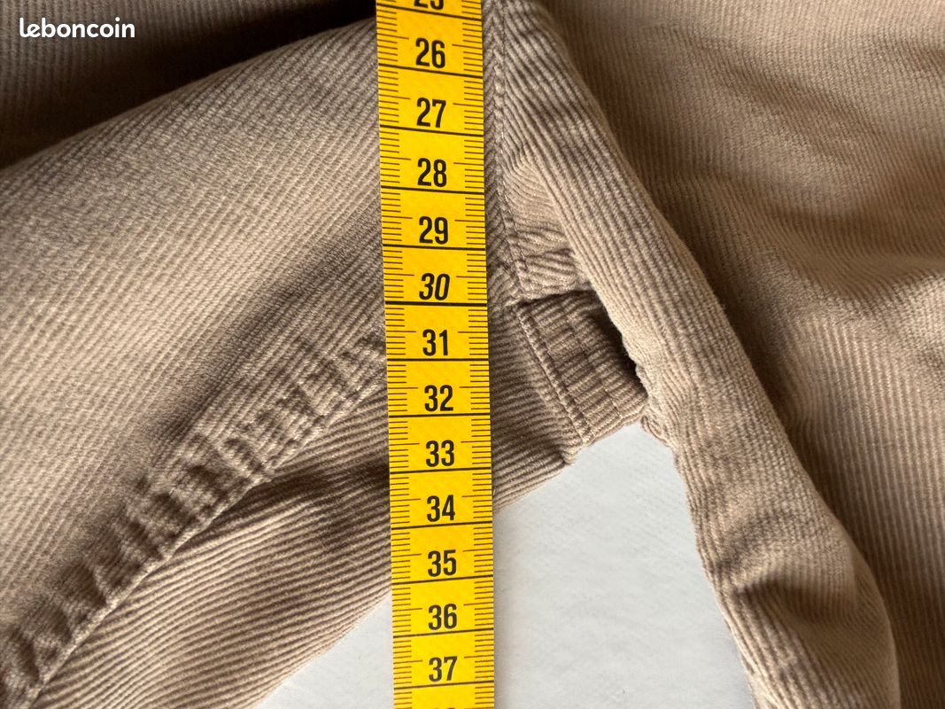 Pantalon en velours côtelé fin – Yessica – taille 42 - jamais porté (image 10)