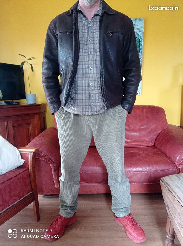 Blouson cuir TIBET homme taille 48 M/L (image 1)