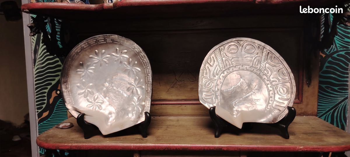 Baisse du prix. Lot de deux superbes nacres de tahiti (image 1)