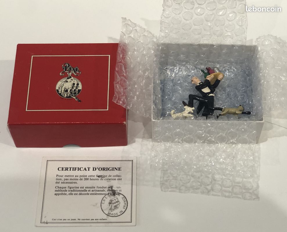 Tintin - Figurine Pixi 4519 - Nestor, Milou et le chat - (1991) - Catawiki