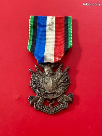 Unclassified - Médaille Vétérans de 1870 Oublier Jamais - Ruban mauvais