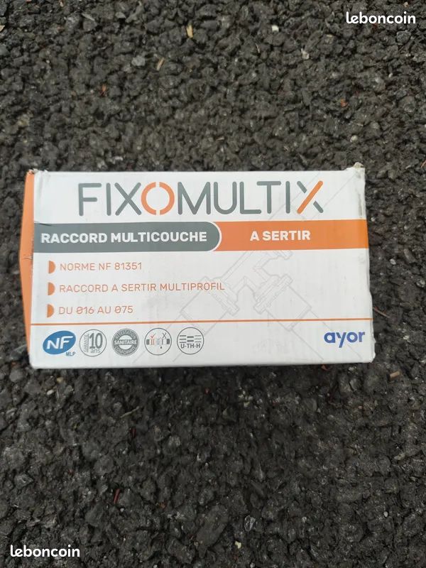 Lot de 5 Raccords Multicouche à Sertir Coude Ø32 - FIXOMULTIX (Ayor) (image 3)