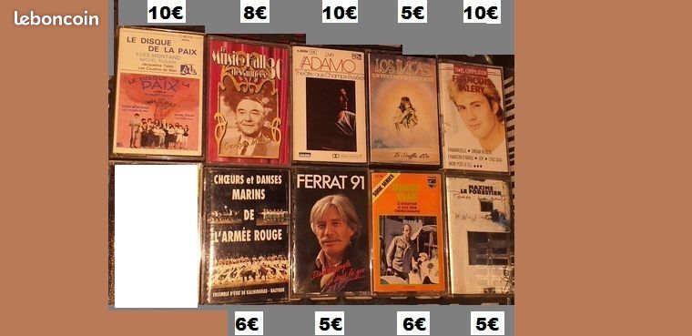 Cassettes audio au choix (image 1)