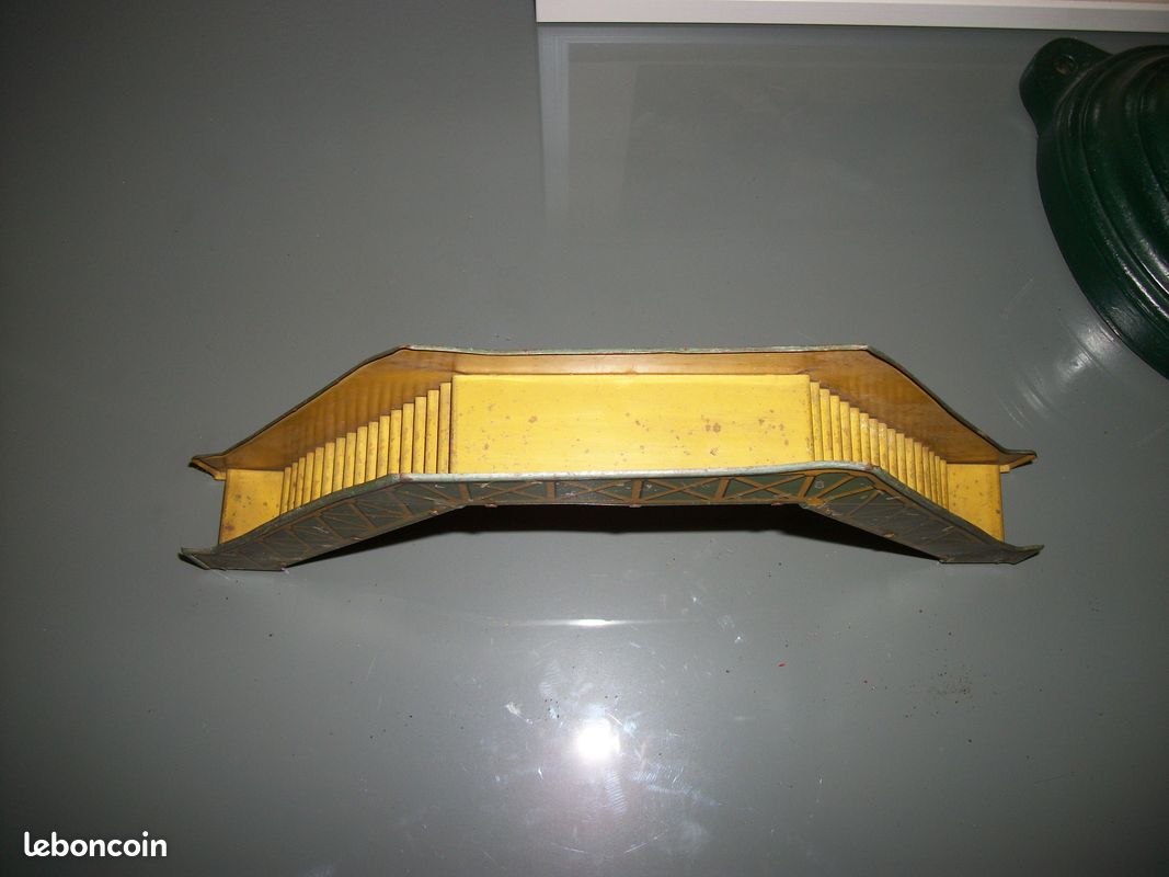 Passerelle Train Jouet Hornby En Tôle - Longueur 48cm - Années 50/60 - Bon État