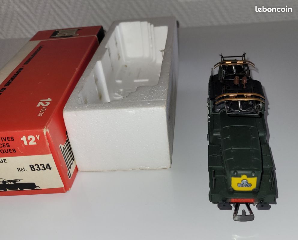 Locomotive électrique pour modélisme ferroviaire à l'échelle HO avec vintage (o