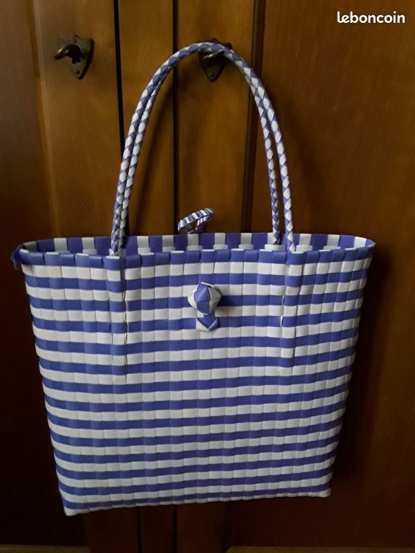 Panier bleu et Blanc (image 2)