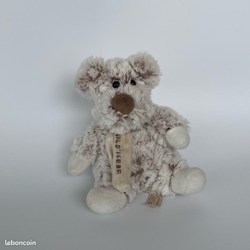 Peluche Doudou Chien RODADOU - Val d'Isère - Vintage / Collection - 18cm (image 1)