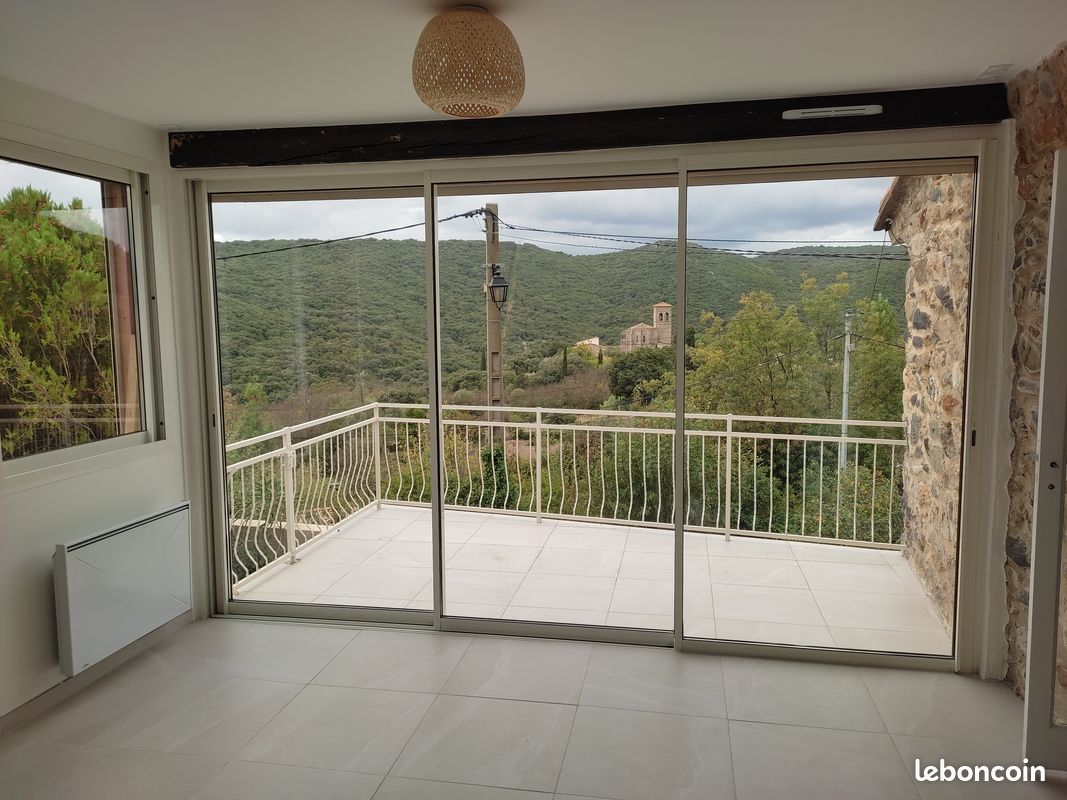 Location maison compatible personnes électro-sensibles, cour, terrasse, Vailhan (image 1)