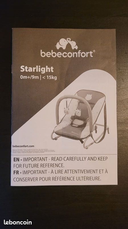 Transat bébé Starlight – Bébé Confort – Gris (image 5)
