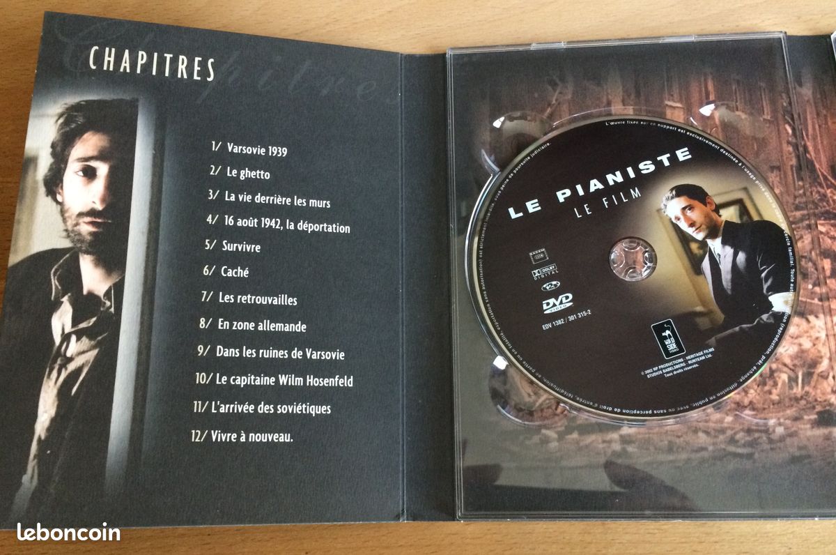 Coffret édition collector Le Pianiste, 3 DVD, roman polanski (image 7)