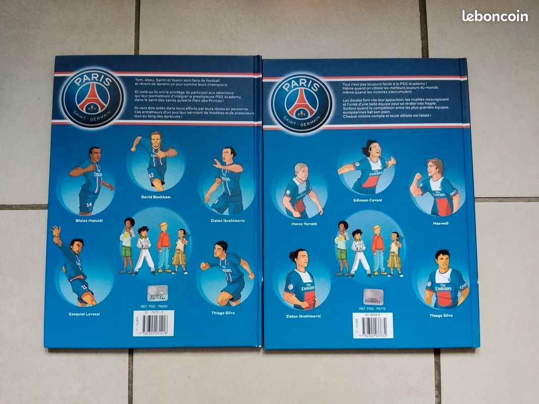 BD Academy PSG la bd officielle tome 1 et 3 (image 2)