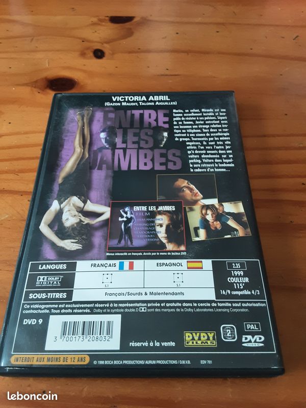 DVD Entre les Jambes (image 2)