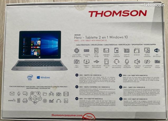 Pour THOMSON HERO 10 PC Hybride 10,1 pouces écran tactile tablette de Pour THOMSON HERO 10 PC Hybride 10,1 pouces écran tactile tablette de