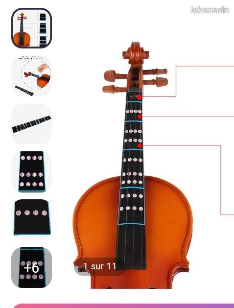 Autocollants de note pour violon (image 6)
