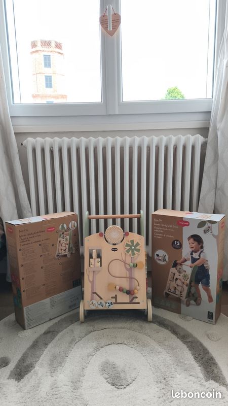 Tiny Love, Chariot De Marche En Bois, A Partir De 18 Mois, Boho Chic à
