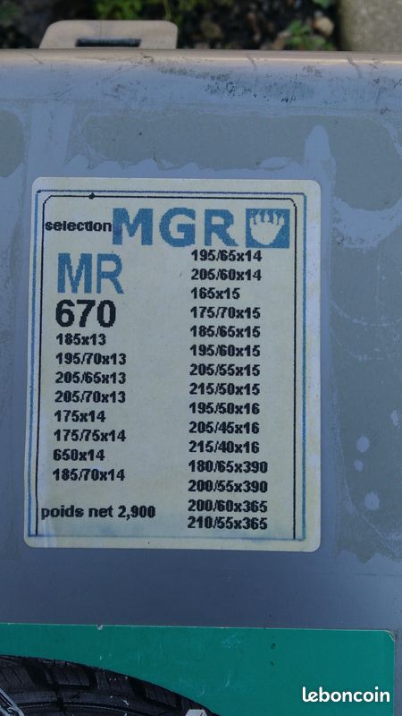 Chaînes neige croisillons à montage rapide:MGR 670 (image 2)