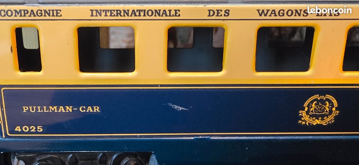 Voiture Salon Pullman échelle O - Tôle - Longueur 32 Cm - Années 50 - Bon état
