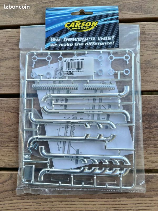 Pot D'échappement Métal LESU échelle 1/14 Pour Camion RC TAMIYA - Neuf Sous Emballage