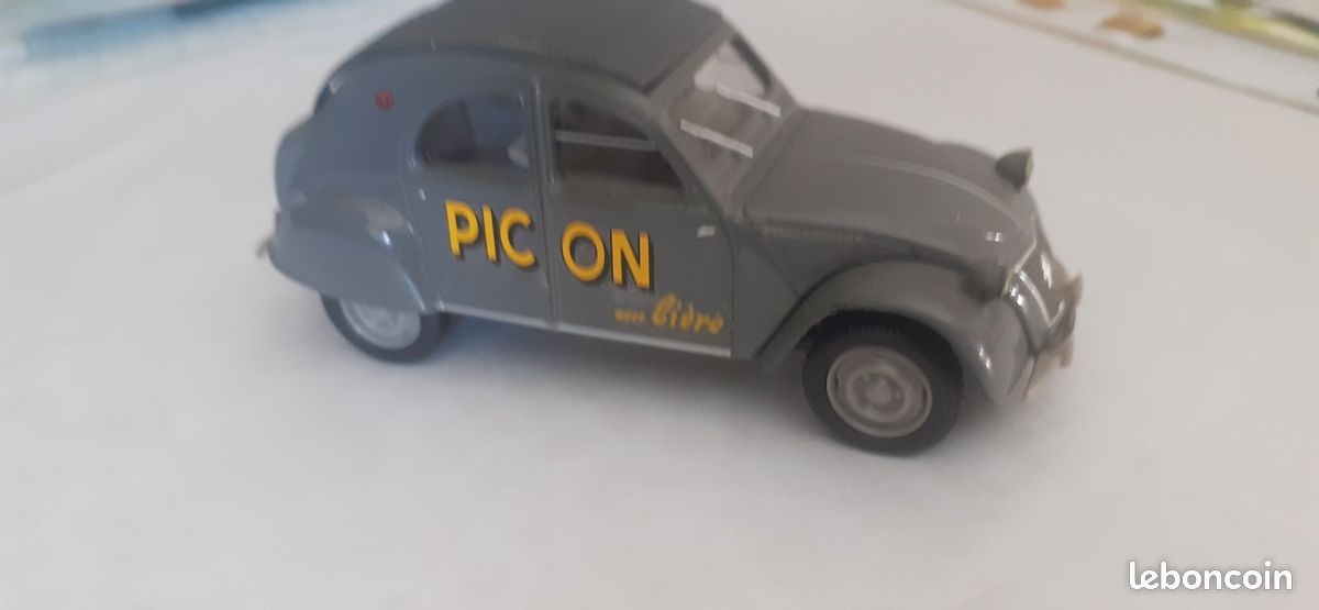 Citroen 2cv picon bière 1/43 création artisanale sur base norev (image 3)