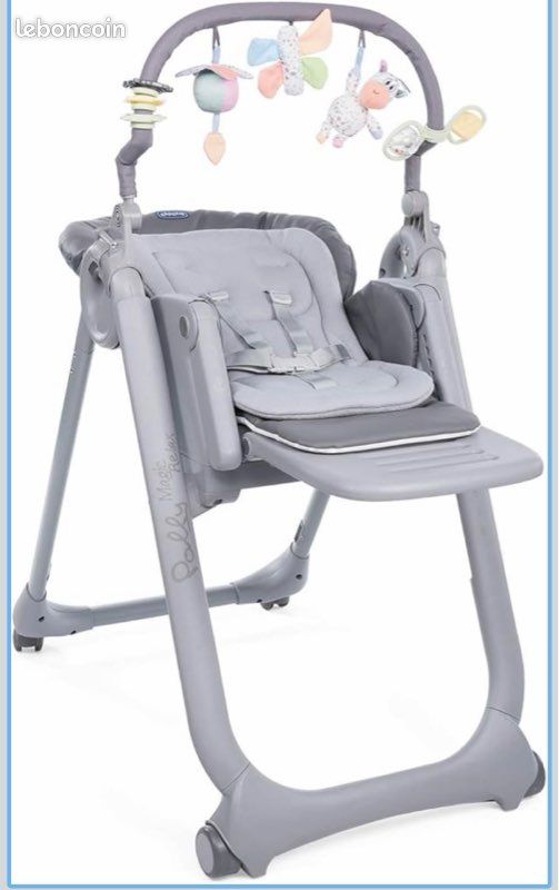 Chicco Polly Magic Relax Chaise Haute Bébé Évolutive et Pliable à 4 Roues (image 4)