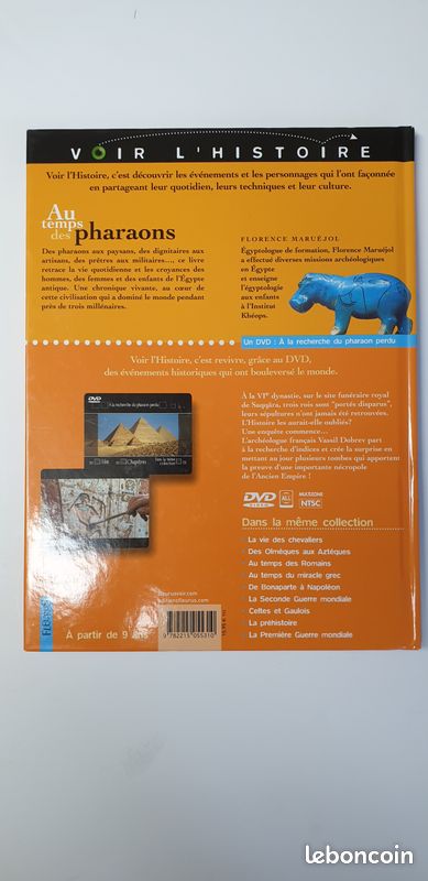 Livre dvd au temps des pharaons (image 2)