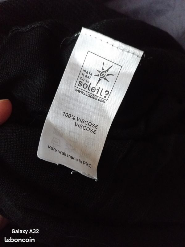 Robe échancrée noir 36 Mais il est où le soleil #vesterie (image 4)
