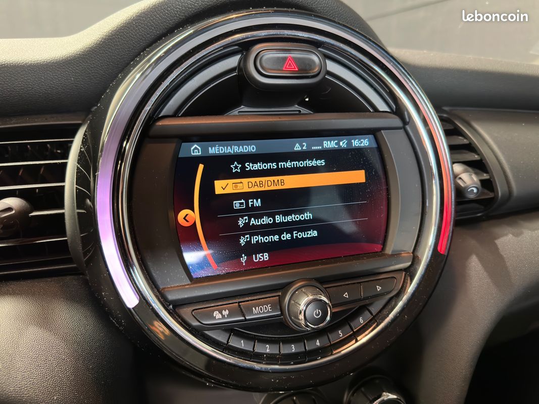MINI MINI 1.5 100Ch ONE - GPS - BLUETOOTH - SPOTIFY - CLIM - JA 15" - RADAR DE RECUL - GARANTIE 6 MOIS (image 8)