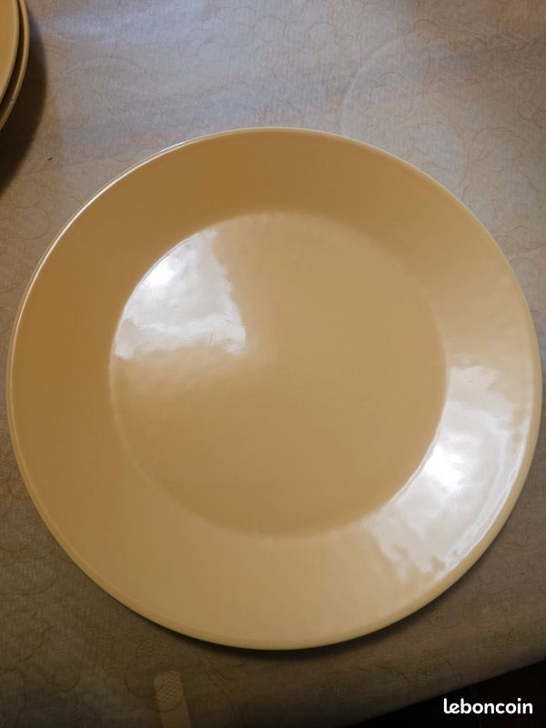 Lot de 3 assiettes modernes jaunes tavola ok (image 6)