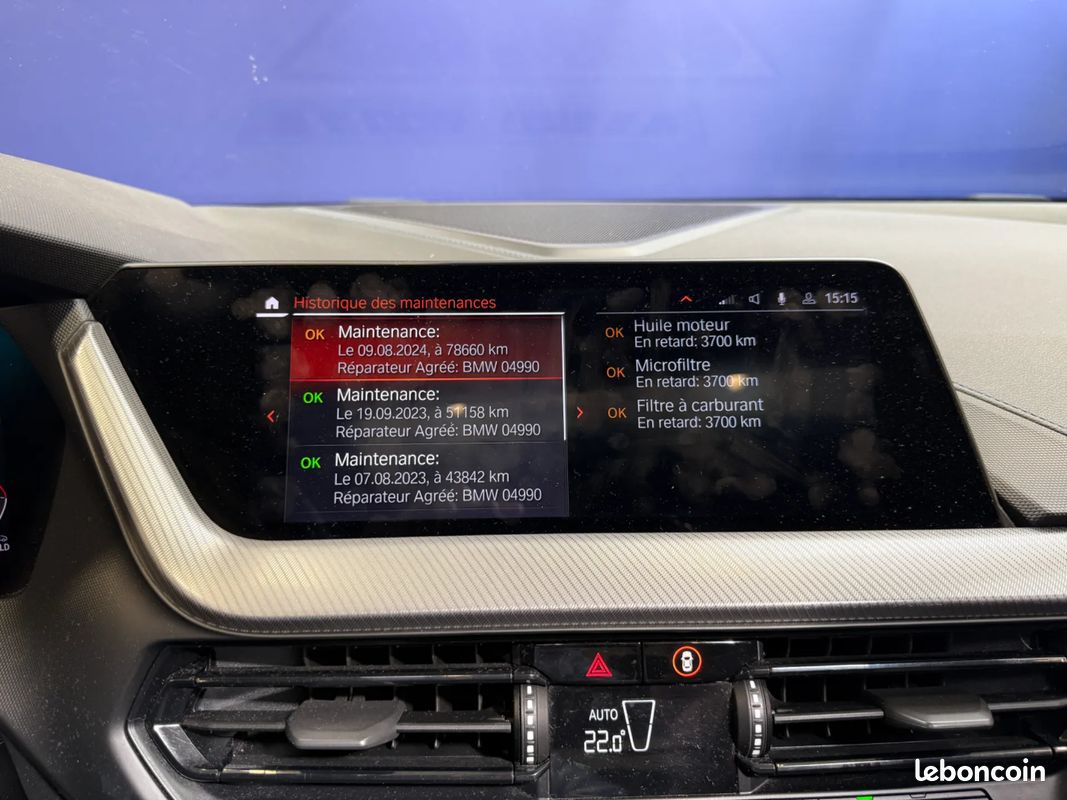 BMW Série 118D 150ch M Sport - Suivi Complet - CarPlay - Toit ouvrant - Frozen Pure Grey (image 24)