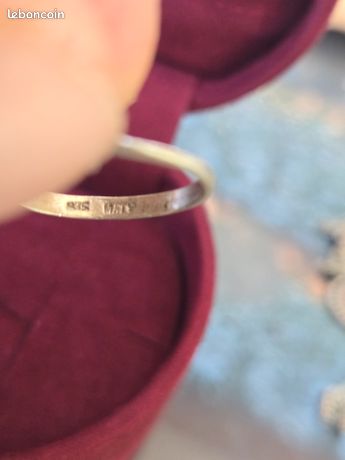 Bague En Argent Sterling Taille 50 - Bijou Poinçonné Occasion