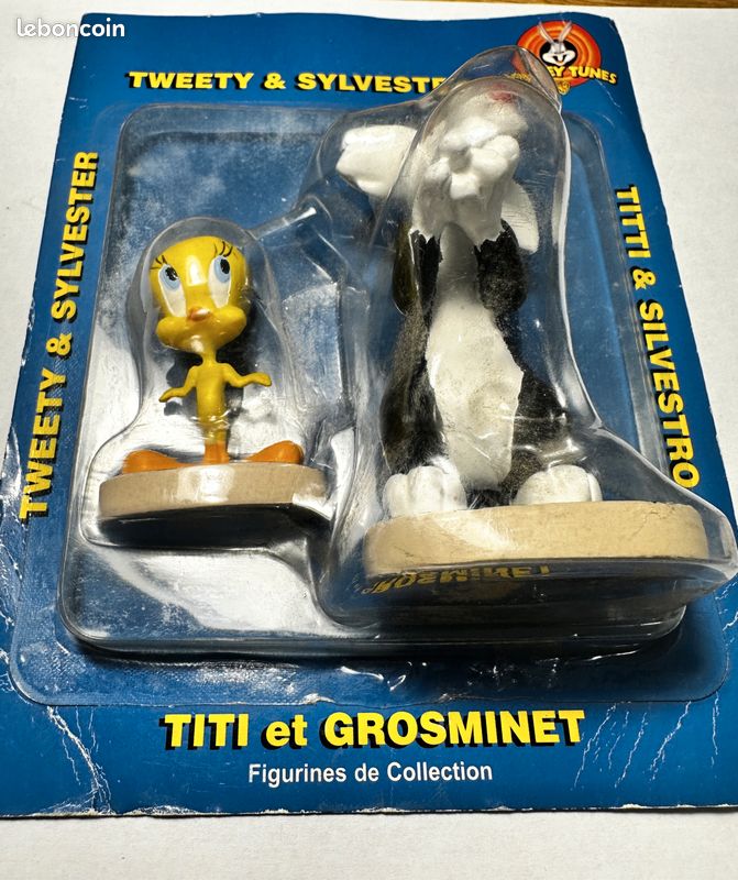 Horloge en verre Looney Tunes Sylvestre et Titi Sylvester & Tweety Démons & Merveilles 2000 pv07
