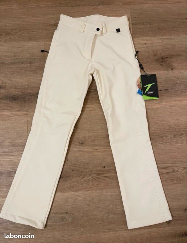 Pantalon ski femme blanc neuf (image 1)