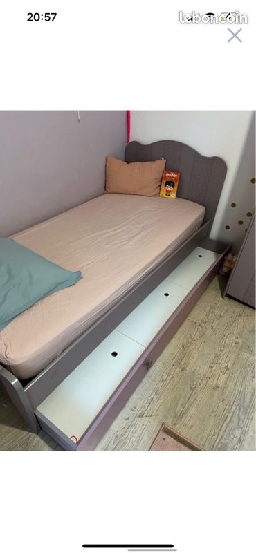 Lit pour fille avec tiroir Alinéa (image 2)