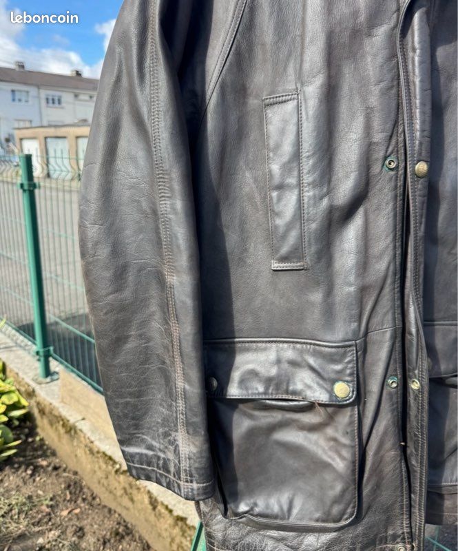 Blouson en cuir Redskins, taille M Vintage (image 9)