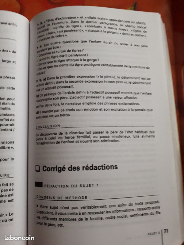 Français corrigés - hatier - (image 3)