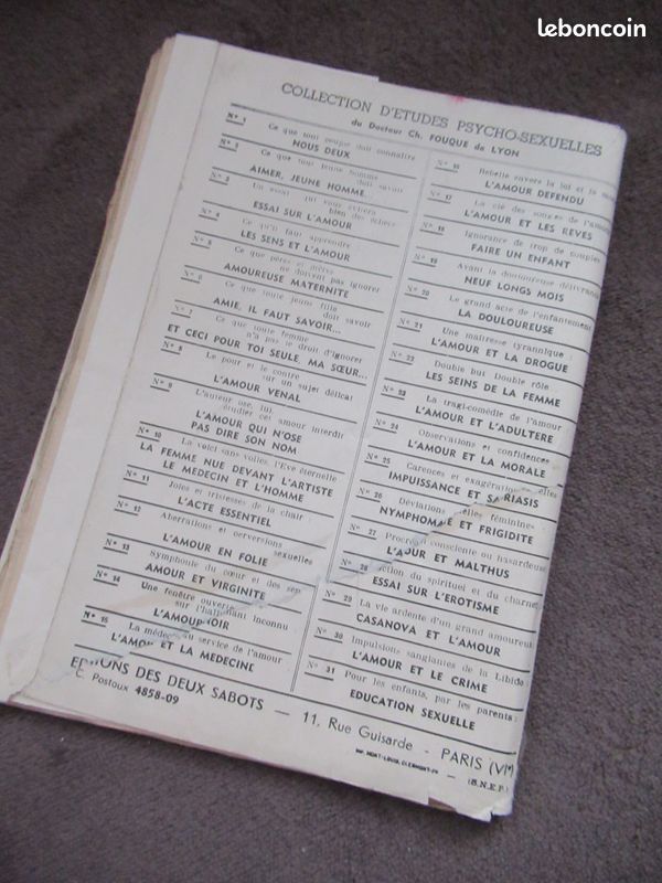 Ancien livre Docteur Charles Fouqué "Nous deux" n° 1 - 1949, dédicace autographe signé (image 8)