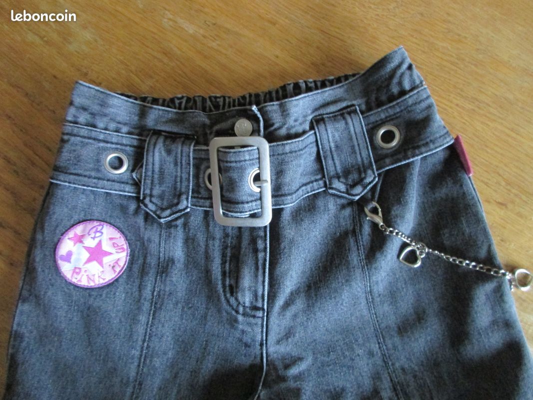 Jean gris Barbie 8 ans (image 3)