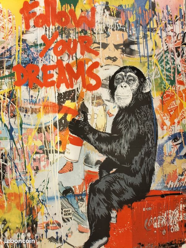 Poster art moderne singe (image 1)