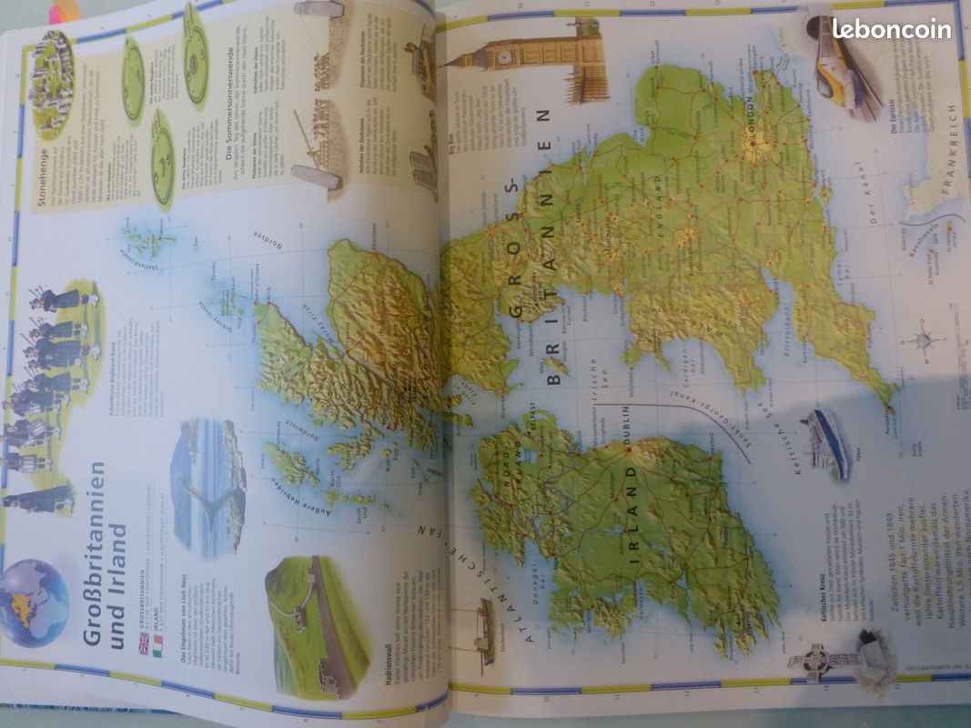 Atlas mondial en allemand - géographie - traditions - culture - industrie - zigzag (image 7)