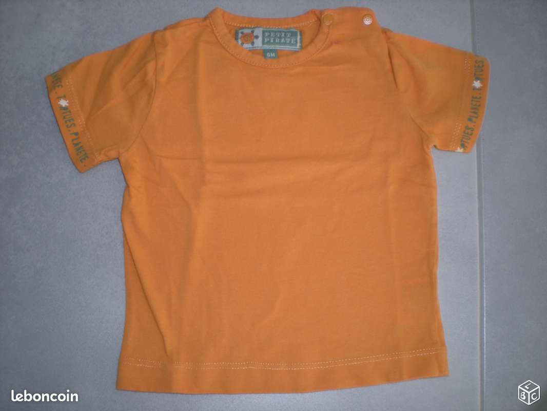 T-shirt 6 mois ; 0,50 euro (image 1)